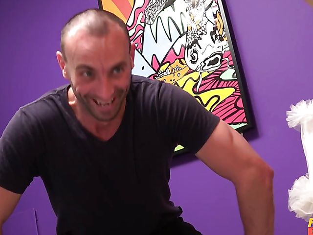 Fake tits beauty Joanna Bujoli fucks a virgin boy