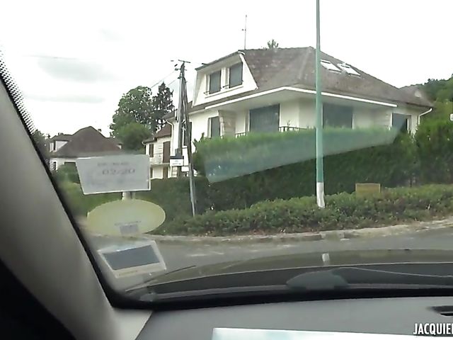 Car blowjob and outdoor sex with teen Lina