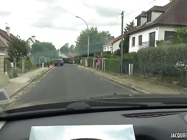 Car blowjob and outdoor sex with teen Lina