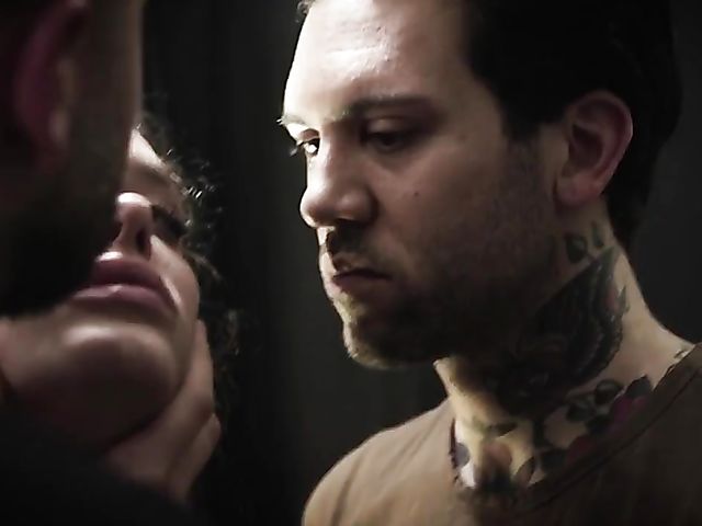 Hard DP with tattooed girl Gia Paige