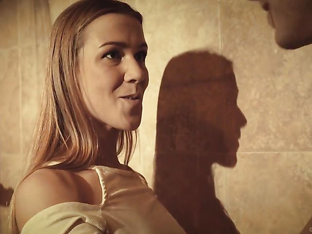 Shower sex with soaking wet Alexis Crystal 