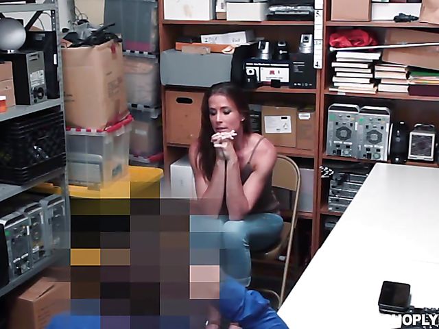 Security guard fucks skinny Sofie Marie