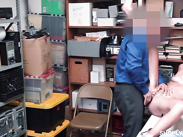 Security guard fucks skinny Sofie Marie