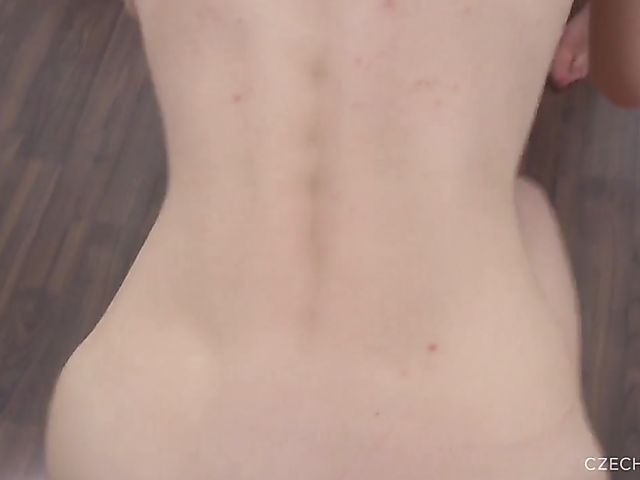 Shy teen Aneta gets talked into threesome