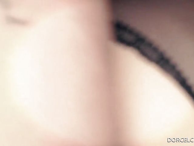 Tiffany Tatum in crotchless panties and nylons and gets fucked