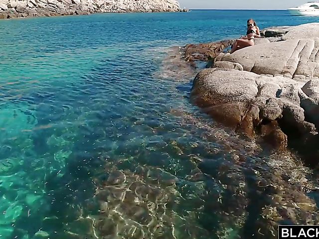 Interracial beach sex with skinny goddess Tiffany Tatum