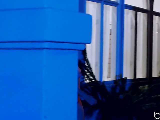 Lily Love swimming naked and fucking in the evening