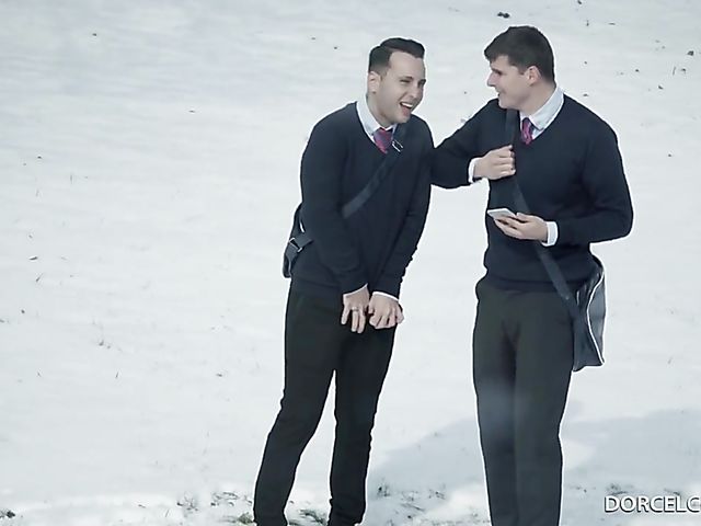 Double penetration with lovely student Lilu Moon