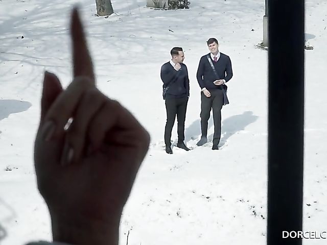 Double penetration with lovely student Lilu Moon