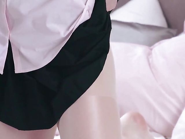 Strapon teen schoolgirls Jia Lissa and Merry Pie