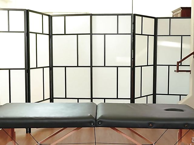 Sudden lesbian massage featuring Reena Sky and Judy Jolie