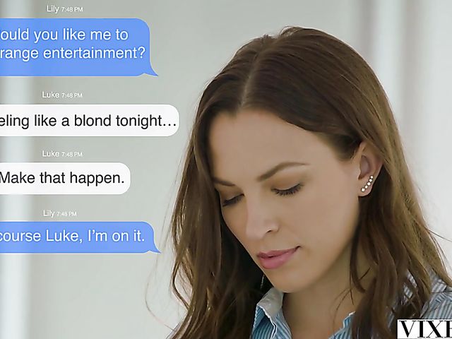 FFM blowjob and fuck featuring Mia Malkova and Lily Love