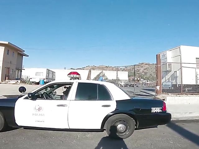 Two teens Gina Valentina and Honey Gold gets punished by a police officer