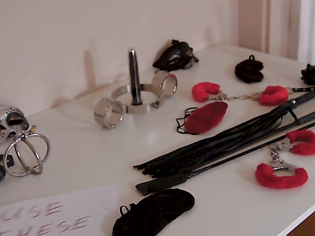 High heels anal with handcuffed Ania Kinski