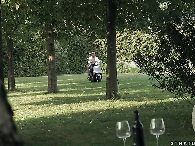 Romantic sex in the woods with Lexi Layo