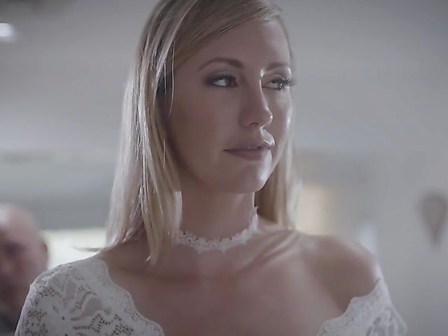 Hot secretary Brett Rossi gets down on cock