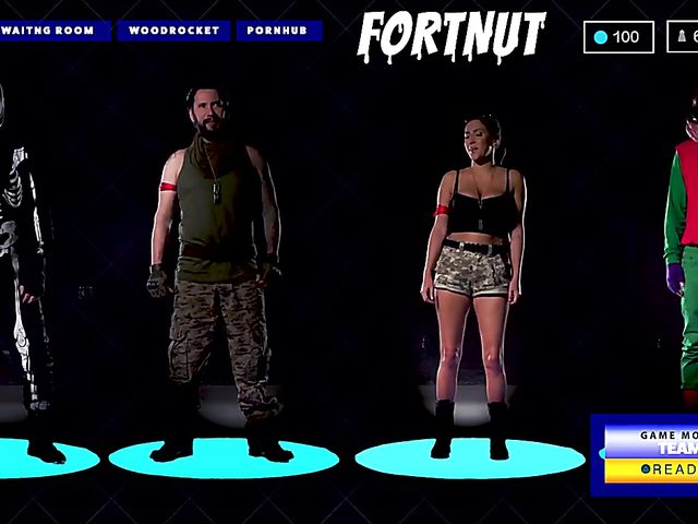 Fortnut porn parody with busty April O'Neil