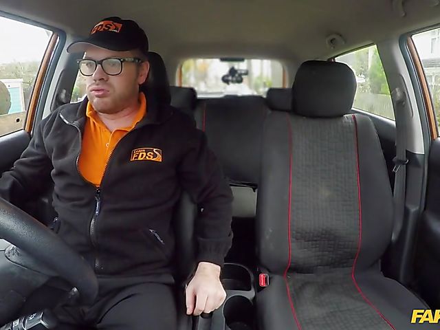 British slut Georgie Lyall drives her instructor crazy