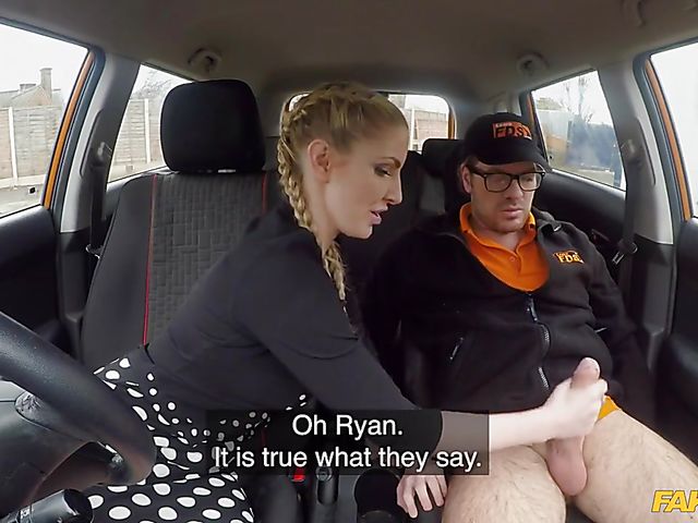 British slut Georgie Lyall drives her instructor crazy