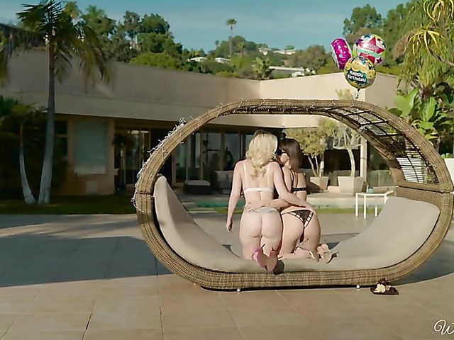 Lesbian lingerie party on Charlotte Stokely's birthday