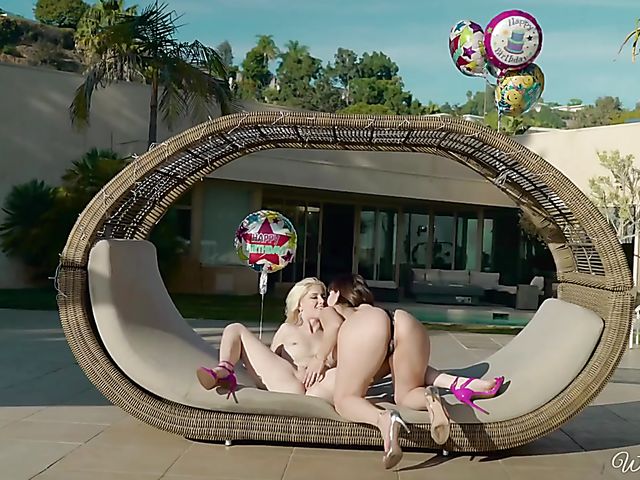 Lesbian lingerie party on Charlotte Stokely's birthday