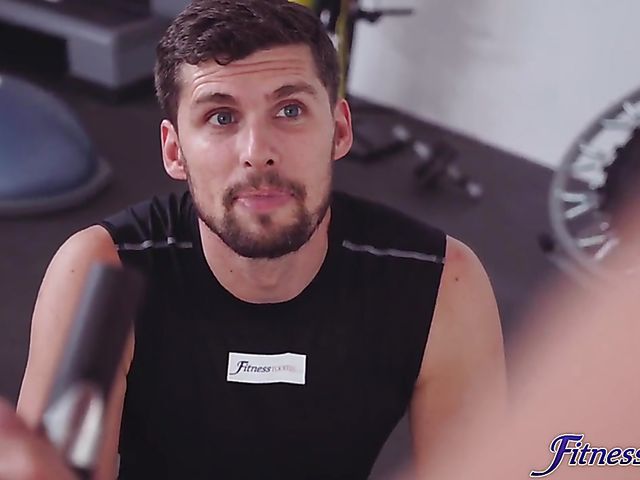 Gym sex with flat chested redhead Lyen Parker
