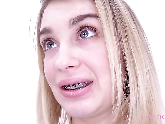 Braces teen Anastasia gets pounded POV