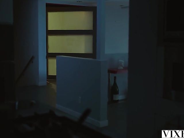 Ivy Wolfe and Janice Griffith - Lesbian pool sex in the night