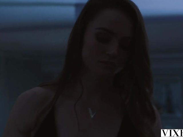 Ivy Wolfe and Janice Griffith - Lesbian pool sex in the night