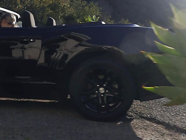 Vienna Rose - Interracial outdoor fucking in Hollywood