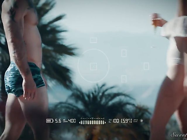 Jade Nile fucks a tattooed guy as her husband watches