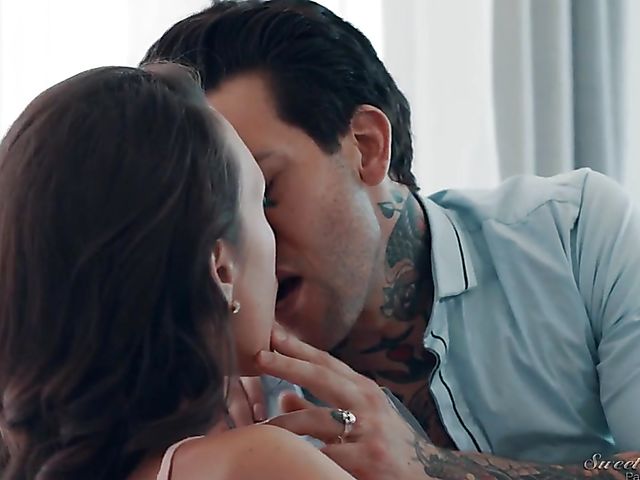 Jade Nile fucks a tattooed guy as her husband watches