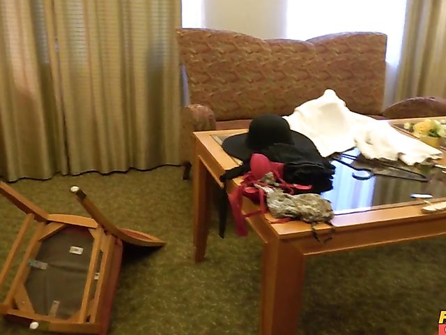 Hotel sex with flat chested Rachel Adjani