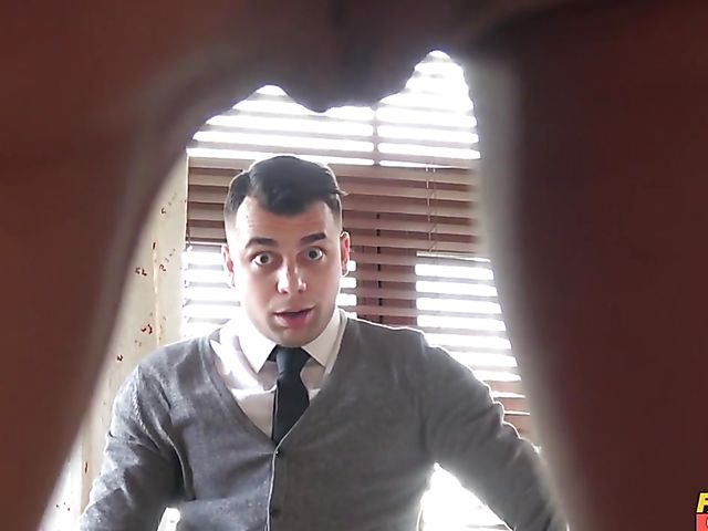 Sneaky BJ in the kitchen and sex in the bath with hot stepmom Francys Belle