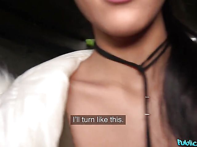 Public sex for cash with slutty student Darcia Lee