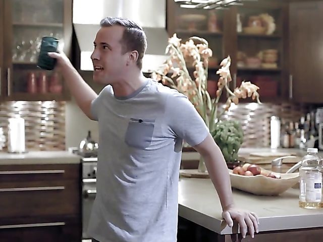 Babysitter teen Jane Wilde cheating on the phone