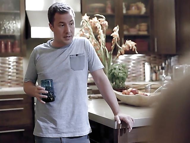 Babysitter teen Jane Wilde cheating on the phone