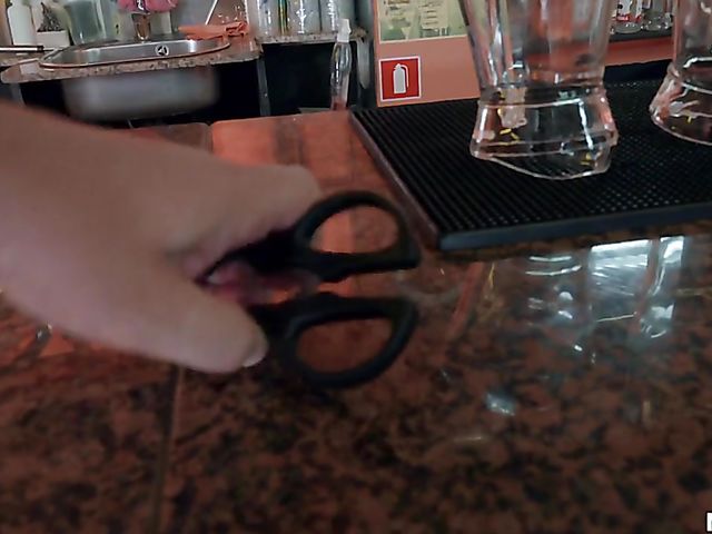 Money for sex with busty barmaid Alyssia Kent