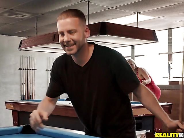 Big ass MILF Alena Croft plays pool and gets fucked