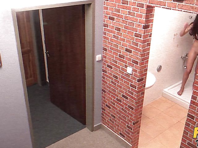  Hostel threesome after shower with Anya Krey and Katrina Moreno