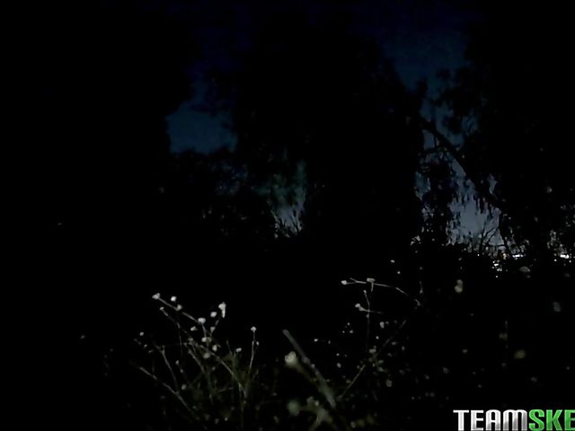 Quiet sex in the night with tattoo teen Avery Moon 