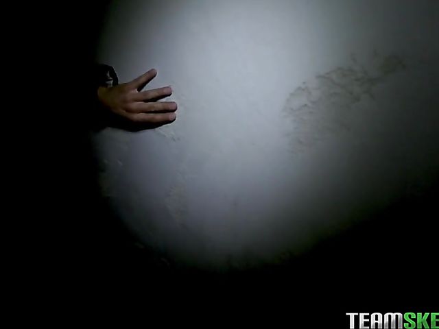 Quiet sex in the night with tattoo teen Avery Moon 