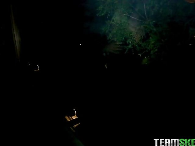 Quiet sex in the night with tattoo teen Avery Moon 