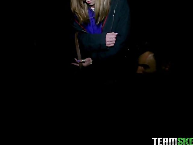 Quiet sex in the night with tattoo teen Avery Moon 