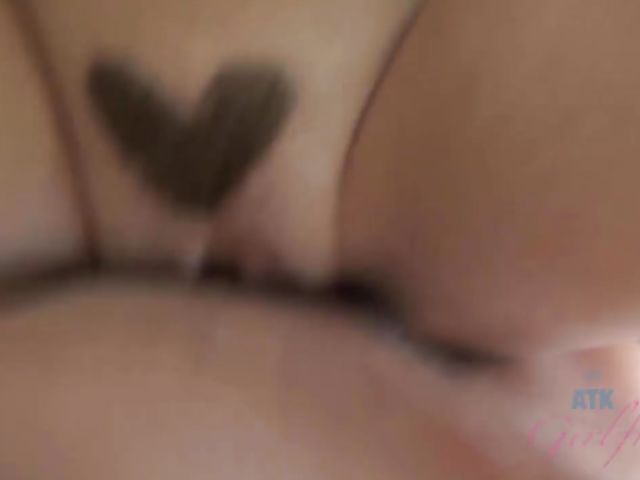 Alex Blake's teen feet and pussy fucked POV