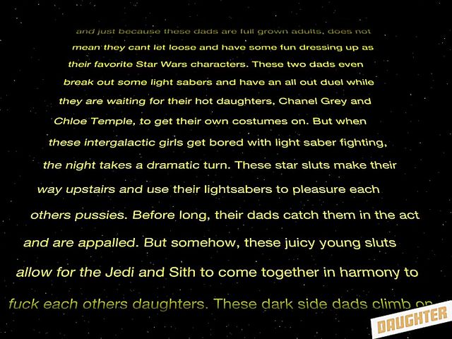 Daughter father foursome with Chanel Grey and Chloe Temple