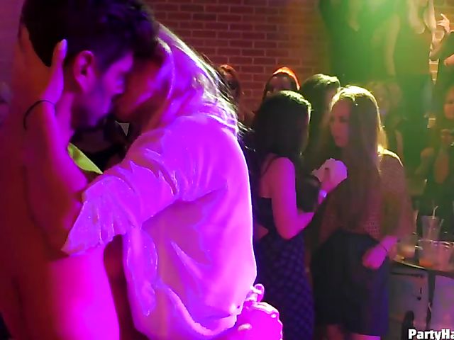Club orgy with drunk ladies is about to start