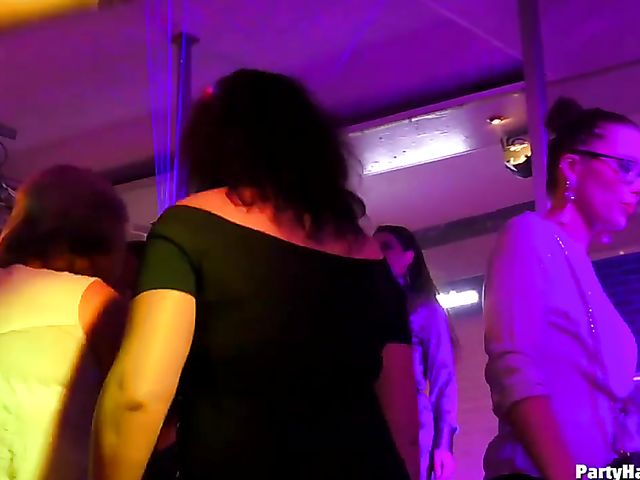 Club orgy with drunk ladies is about to start