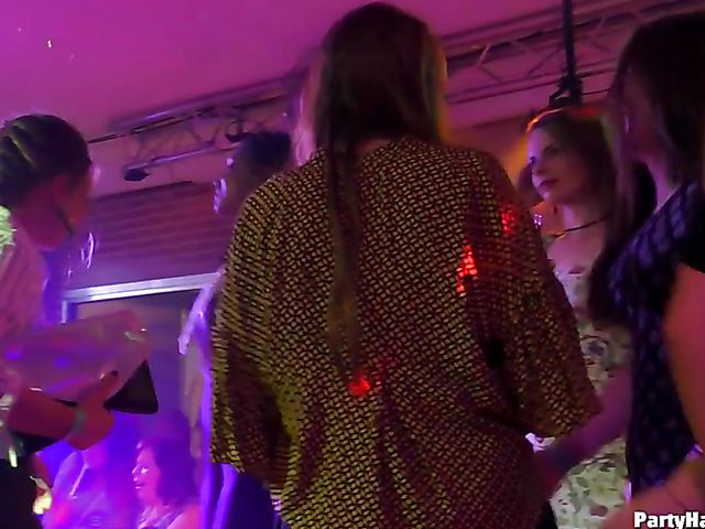 Club orgy with drunk ladies is about to start