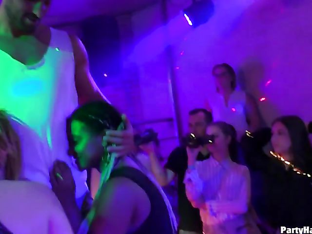 Club orgy with drunk ladies is about to start